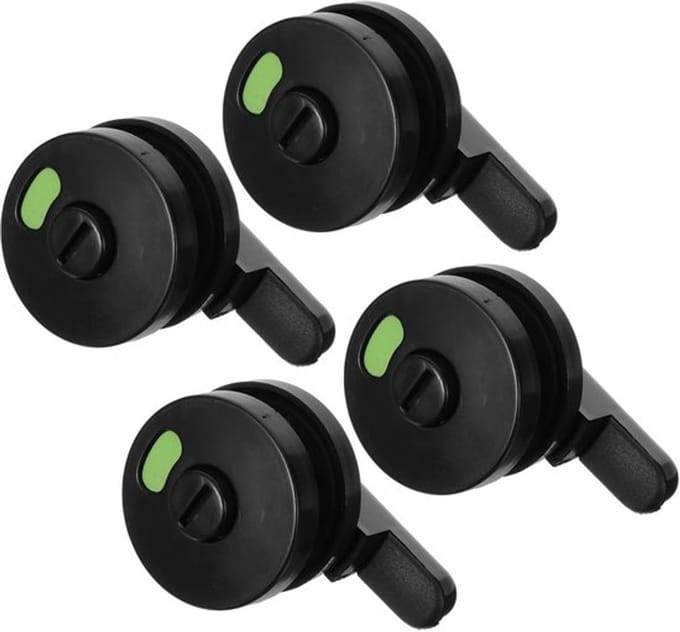 4pcs Public Toilet Door Lock - Bathroom Door Locks - Toilet Lock - Occupied Door Base - Plastic Adjustable