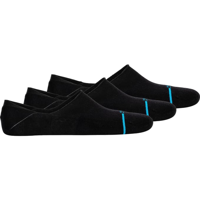 Stance unisex casual 3P footies icon zwart