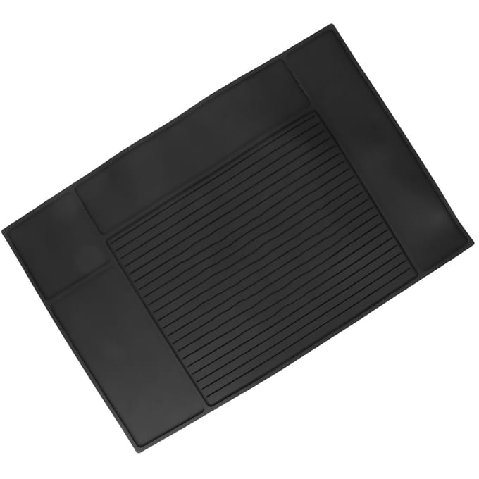 Waterdichte Kappersgereedschapsmat Hoge Lage Temperatuurbestendigheid Kappersgereedschap Opbergpads black