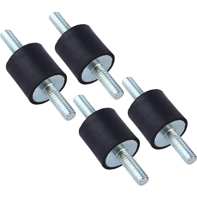 Amortisseur de choc en caoutchouc anti-vibrations pour pompe de compresseur d'air M6 20 x 20