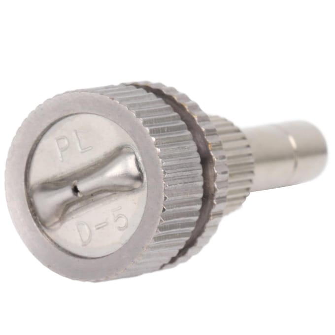 Mister Nozzle 6mm Snelkoppeling Messing Ventilatorvormige Laagdruk Verstuiver Nevelsproeier voor Koeling gray