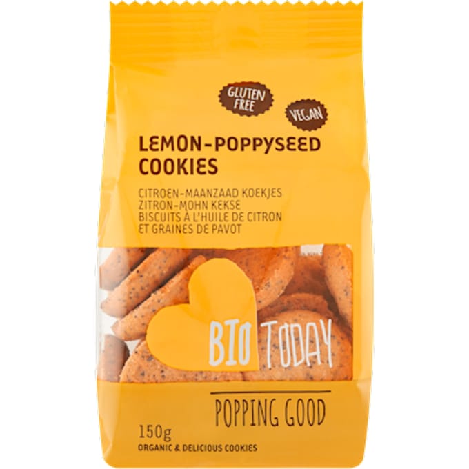 Lemon Poppyseed Cookies biologisch