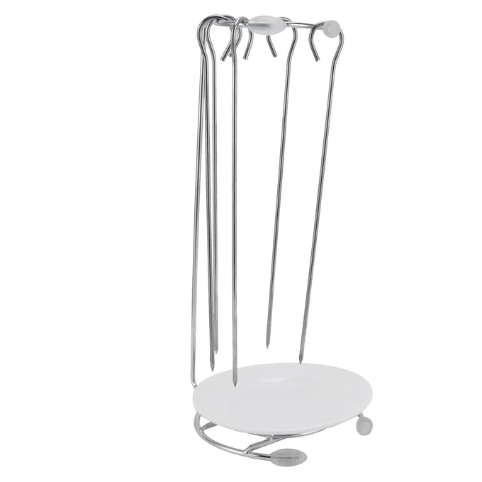 Barbecue Spiezen Rek RVS BBQ Grill Rek Braadspit Rotisserie Barbecue Grill Kit gray