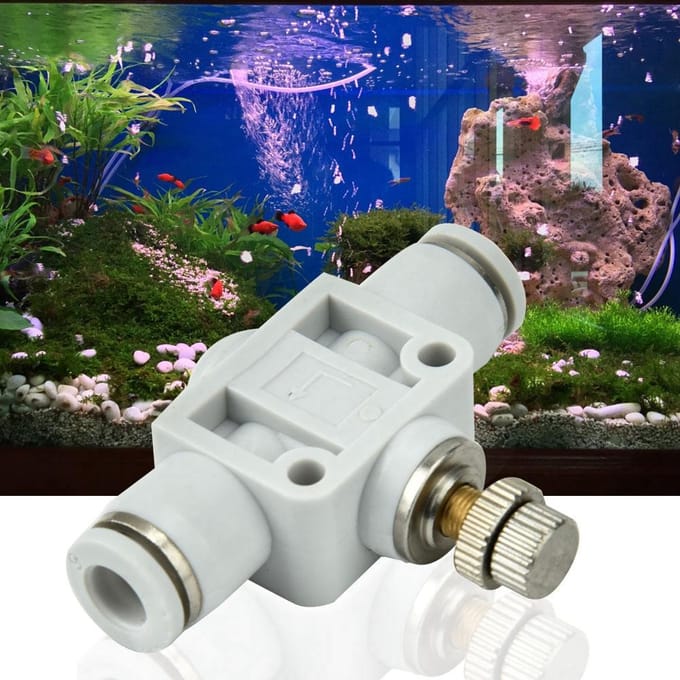 Générateur de CO2 CO2 spécial FinE Valve de réglage Aquarium Eau Herbe DIY Vanne de régulation maison blue