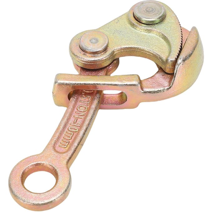 Kabelklem 0,5T Staalkabel   voor 1-10mm Touw Trekgereedschap Koolstofstaal Multifunctioneel beige