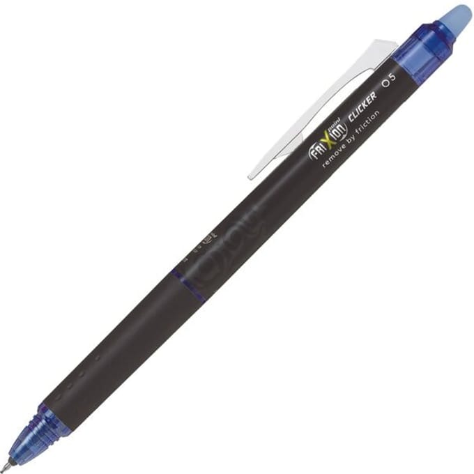 Rollerpen PILOT friXion Synergy point clicker fijn blauw