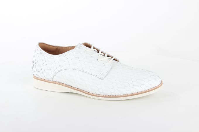 Rollie | Dames | Veterschoen | Derby Geo White | Maat 40