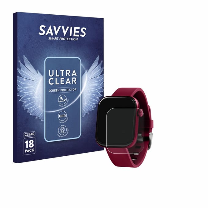 Savvies - Screenprotector voor Reflex Active Spectra 300 S - Folie Beschermfolie transparant 18 Stuks