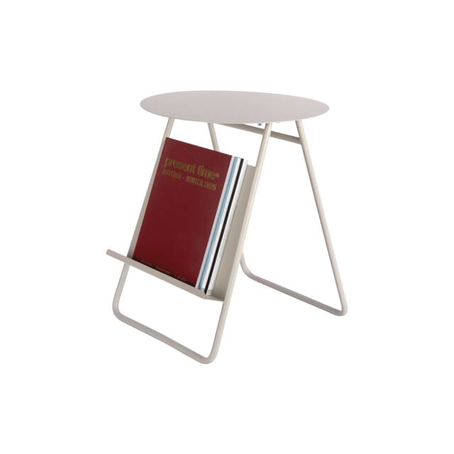 Leitmotiv Bijzettafel Esencia - Warmgrijs - 40x40x48cm - Modern