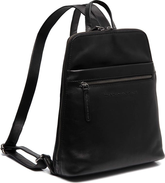 Chesterfield Linford Waxed Pull Up Rugzak - Zwart