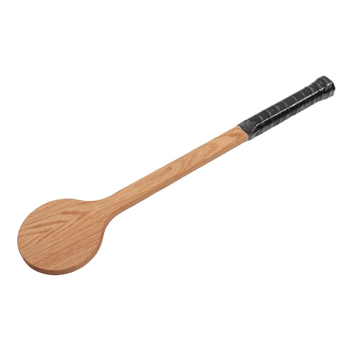 Cuillère à pointeur de tennis en bois, raquette d'entraînement au swing, avec sac de rangement black