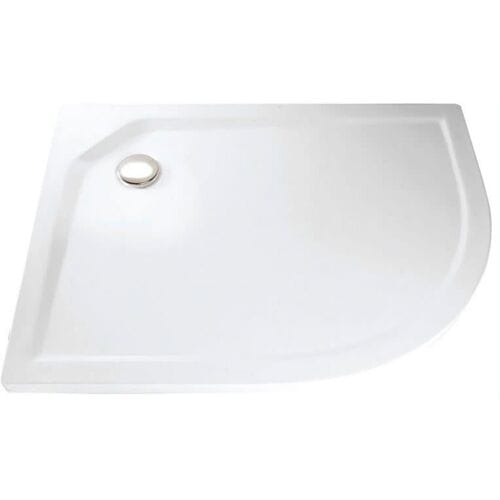 HSK acrylic shower tray super flat 75 x 90 cm asymmetrical version left