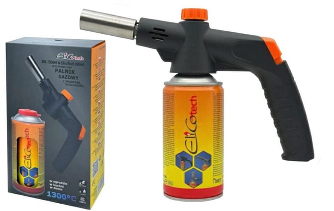 ElicoTech - RK-5004 Serie - Gasbrander - 2,2 kW - Piezo Ontsteking - Ergonomisch
