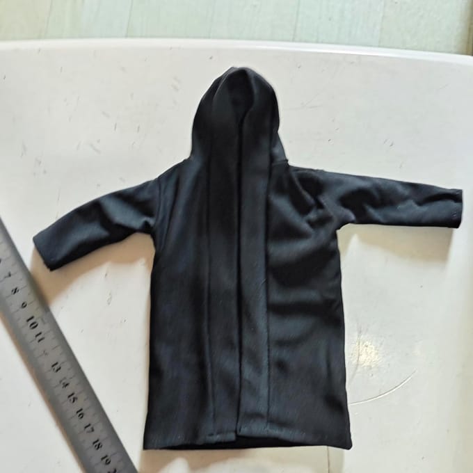 Capuchonjas Light Blue voor 1:6 Actiefiguur Man (12 Inch) - DIY Kleding