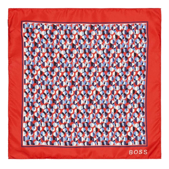 Boss Heren Zakdoek met logo (Rood)