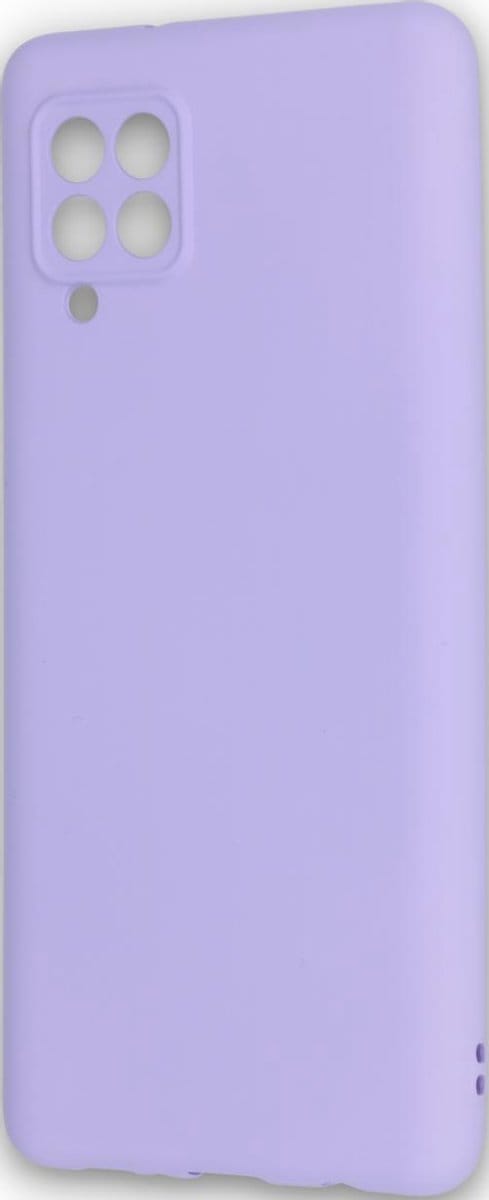 HB Hoesje Geschikt voor Samsung Galaxy A12 - Paars - Siliconen Back Cover