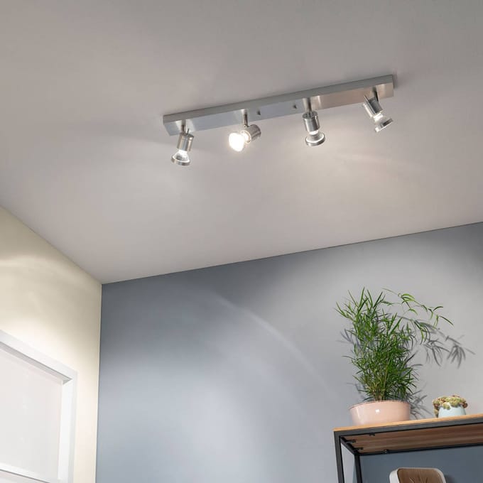 SLV ASTO 4-lamps plafondspot met Ring