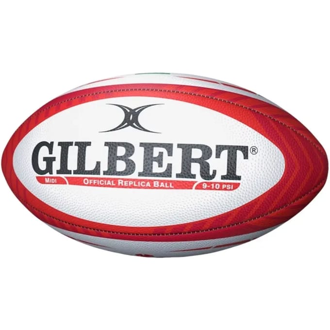 Gilbert Rugbybal Replica Wales - Midi (10 stuks)