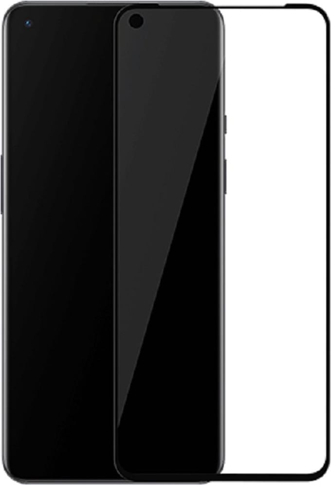 LuxeBass Full Screenprotector geschikt voor Oneplus 10 Pro - Volledige dekking en bescherming - glas scherm - bescherming