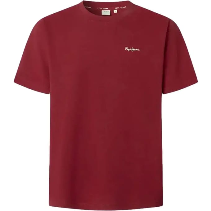 Pepe Jeans Contrast Connor T-shirt Met Korte Mouwen Rood S Man
