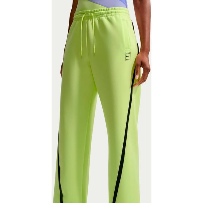 Nike Court Dri-Fit Advantage  Trainingsbroek Dames-limoen