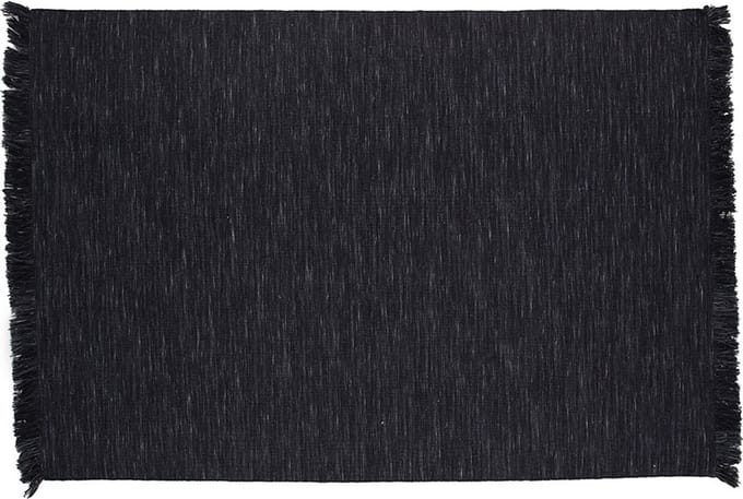 Elton vloerkleed 350x252cm zwart.