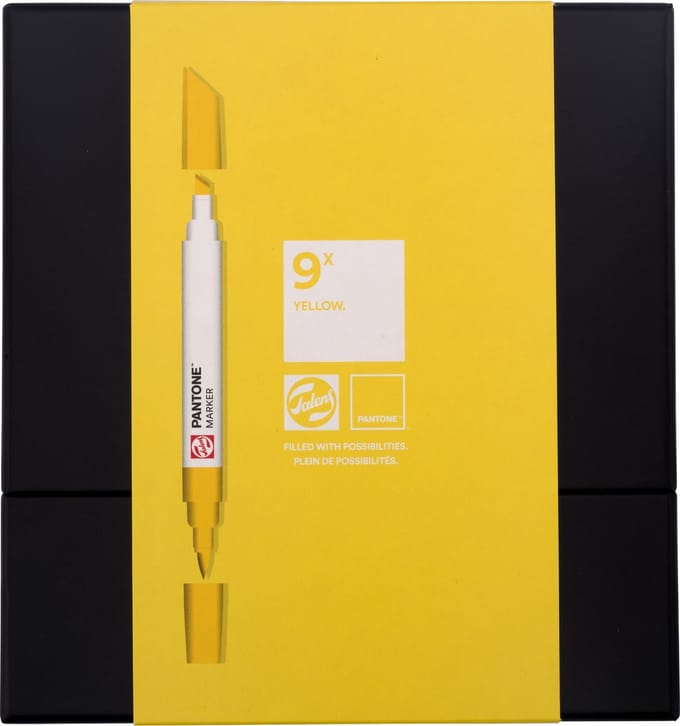 Talens | Pantone marker set 9x Yellow