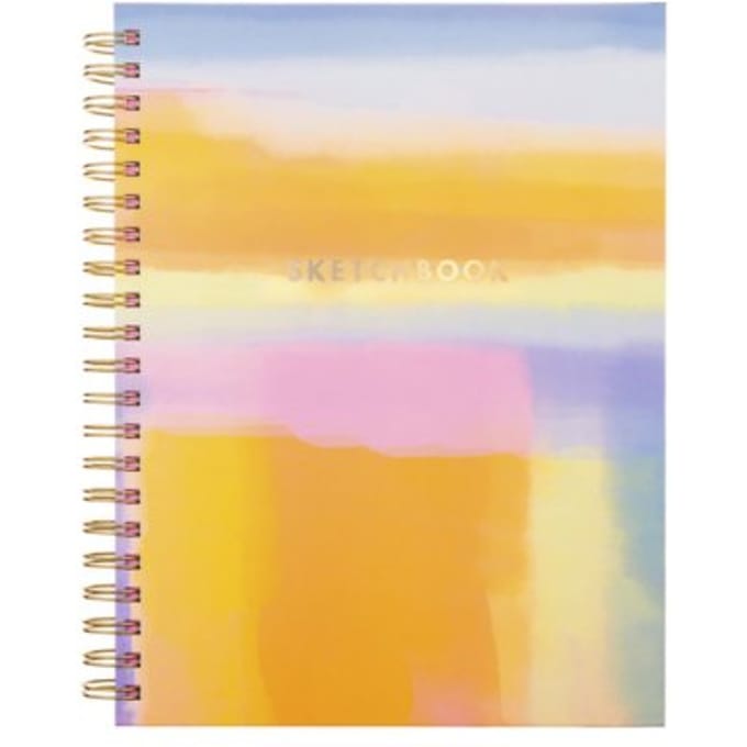 Èccolo schetsboek, formaat 21 x 28, blanco mat schetspapier, uitvoering pastel madras
