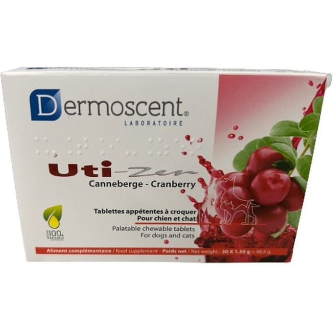 Dermoscent Uti-Zen Hond/Kat 30 Tabletten