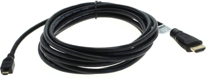 OTB High Speed HDMI Kabel auf Micro-HDMI mit Ethernet (3 Meter) OD4.0