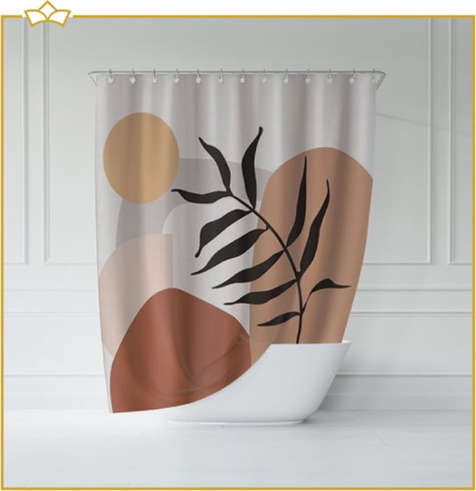 ATTREZZO® Douchegordijn Tijs - 150x180 cm