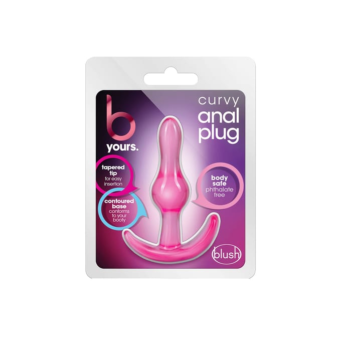 B Yours - Gebogen Buttplug - Roze