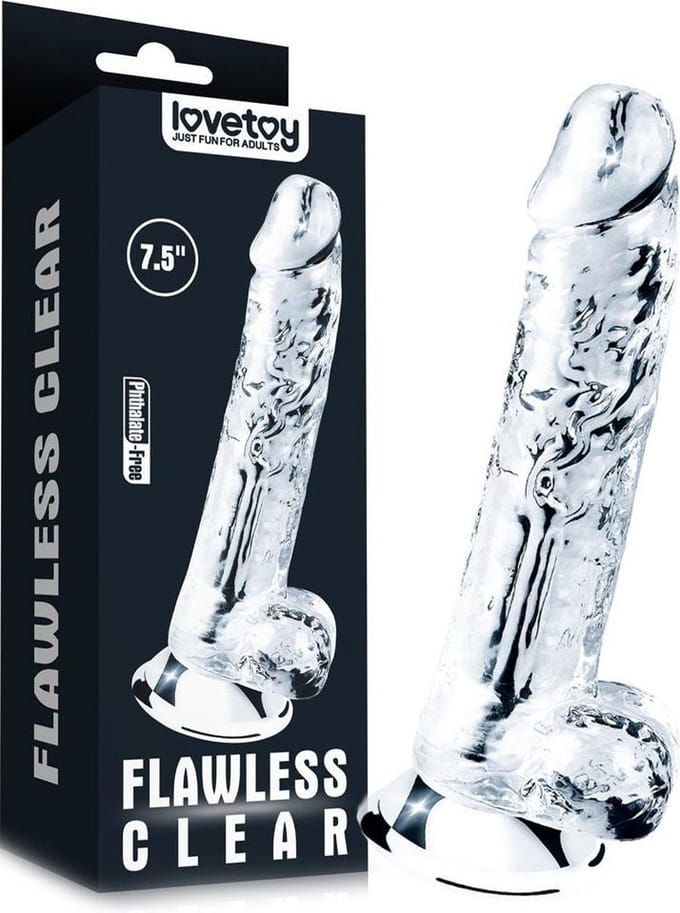 LoveToy - Flawless Clear Dildo 19 cm