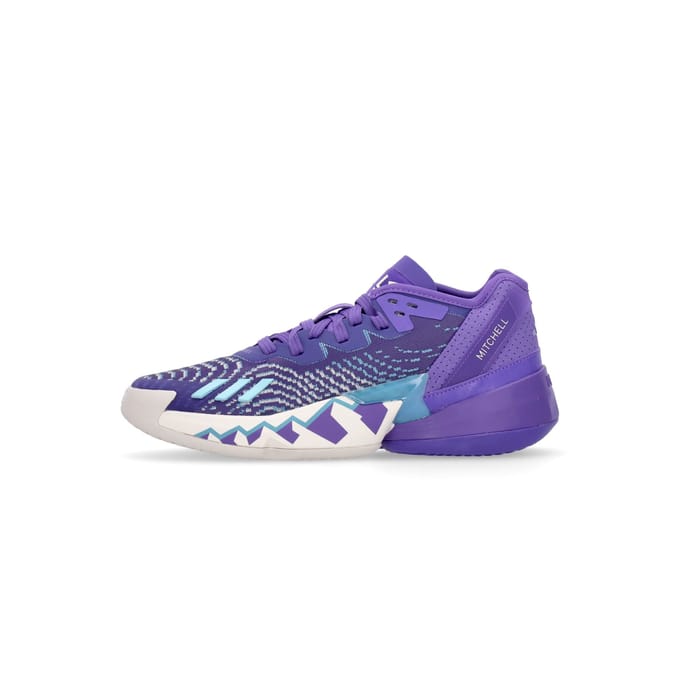 D.o.n.-basketbalschoen voor heren Uitgave 4 Purple Rush/gebroken wit/helder aqua