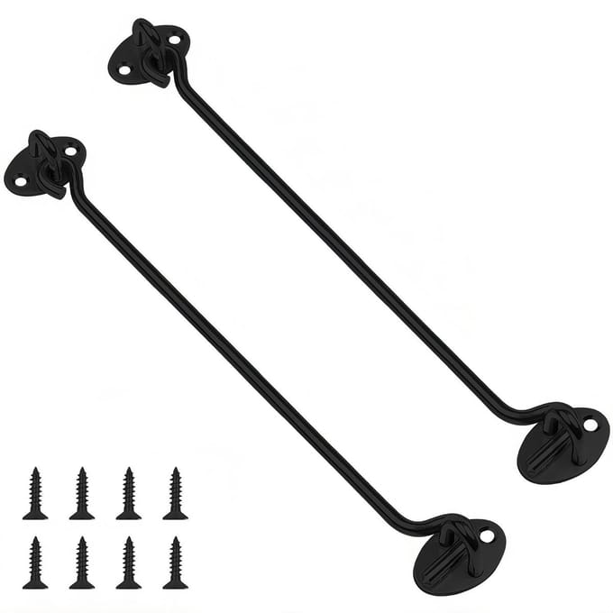 Dailygoods- Stormhaken 35,5 cm - 2 Stuks - Roestvrij Staal