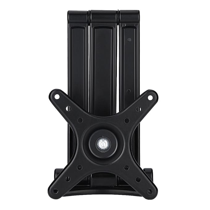 Support mural inclinable et pivotant pour écran plat LED LCD de 10 à 27 pouces black