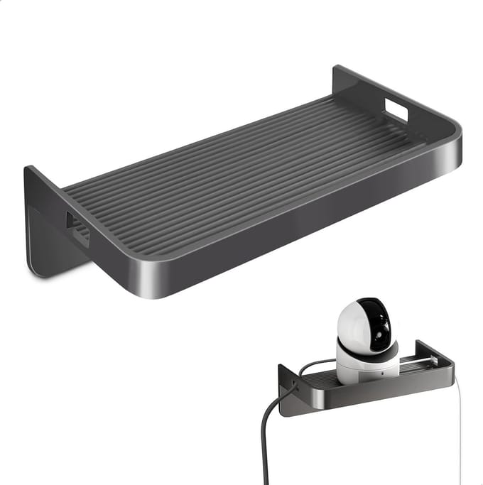 Solidchoice - Wandmontage voor Camera zonder Boren met Kabelaansluitingen