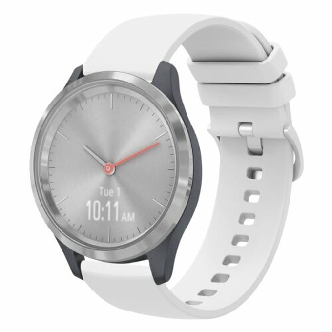 By Qubix - geschikt voor Huawei Watch GT 6 / GT 7 - 41mm - Soft siliconen bandje - Wit
