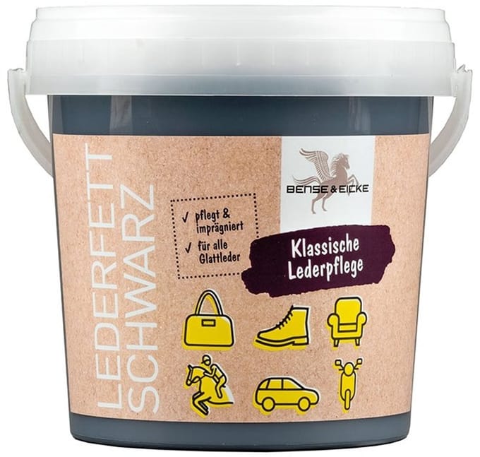 B&E Ledervet zwart 1L