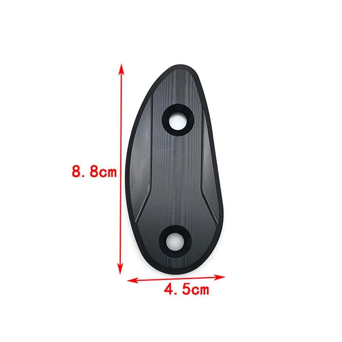 Base de couvercle de trou de rétroviseur de moto adaptée à CBR1000RR 20-23 red
