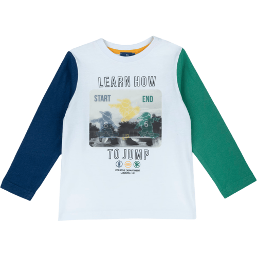 Chicco T-shirt met lange mouwen 110 wit