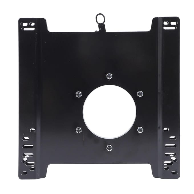 Stoeldraaivoet 360 Graden Draaibaar Sterke Laadcapaciteit Heavy Duty Stoelvoet Bestuurderszijde voor Transit 150 250 350 black