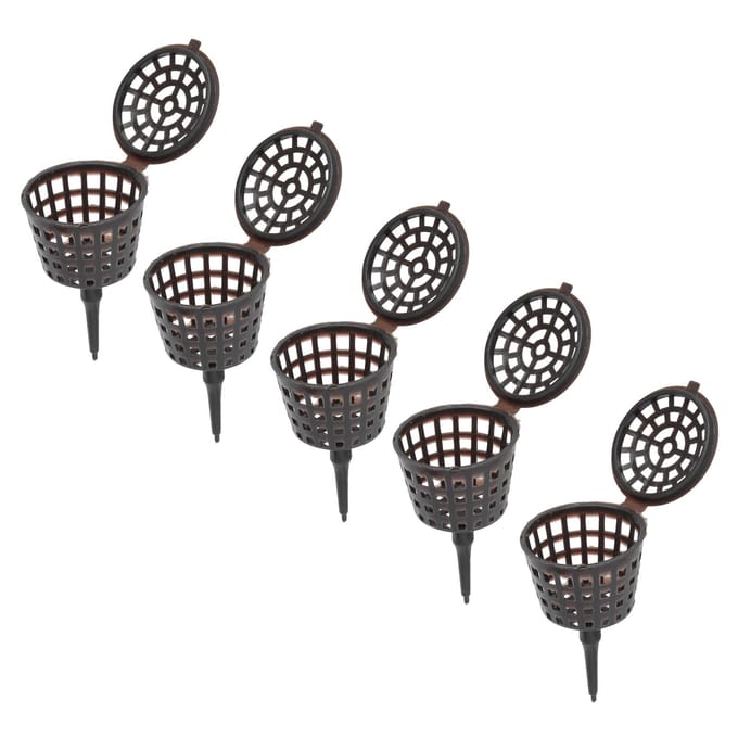 50 stuks Meststofmand Plastic Stevig Duurzaam Planten Bemesting Doos voor Potplanten Thuis black