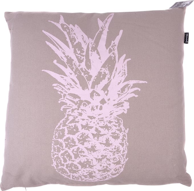 In The Mood Ananas - Sierkussen - Kiezel/Softpink - 50x50 cm
