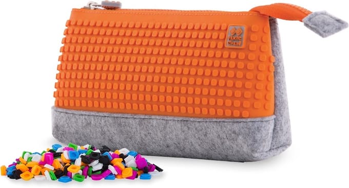Pixie Crew Etui Met Siliconen Paneel 20 X 12 Cm Oranje