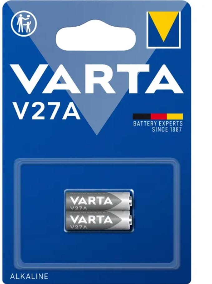 VARTA V27A Alkaline Special Battery 12V 2 Pack