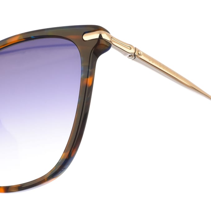 LO660S Acetaat zonnebril met vlindervorm voor dames