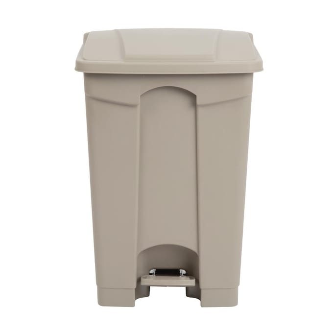 Jantex Beige pedaal afvalbak 45Ltr