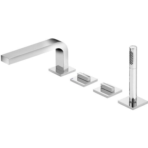 Keuco Edition 11 - Badrandkraan, 4-gats, chroom 51130010200