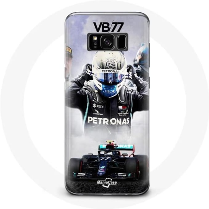 Case voor Samsung Galaxy S8 plus Samsung Galaxy S8 plus Formule 1 Valtteri Bottas F1 Driver Zwart